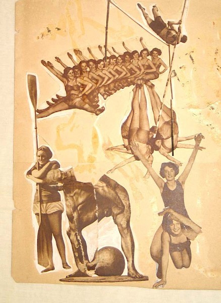 Mikhail Iosifovich Razulevich, Collage on Paper